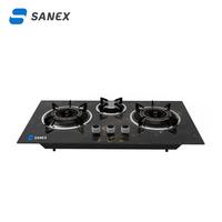 Gambar SANEX Kompor Gas 3 Tungku Tanam SN-KT301 K2 Putih/Hitam NEWW PRODUCK - BUBBLE WRAP, HITAM+REG SELAN dari Garansi Elektronik undefined 3 Tokopedia