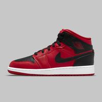 Gambar AIR JORDAN 1 MID REVERSE BRED(HIGH LOW GREEN TOE BLACK RED GYM GS WMNS - 40 dari Cubsneakers.id undefined 4 Tokopedia