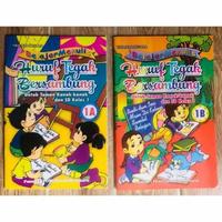 Gambar belajar menulis huruf tegak bersambung untuk anak tk / sd kelas 1 - Jilid 1B dari teria book id undefined 3 Tokopedia