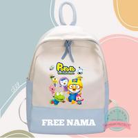 Gambar Tas Ransel Backpack Anak Sekolah Custom Gambar Pororo Unisex - Merah dari AMANAH PROJECTS undefined 2 Tokopedia