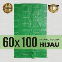 Gambar Karung Plastik 60x100 cm Setara Gabah 50 kg ( 60 cm x 100 cm )-Hijau dari Cerantic undefined 1 Tokopedia