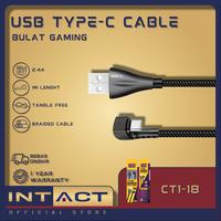 Gambar Kabel Data USB Type C V-GeN CT1-18 Fast Charging 2.4A Gaming QC 3.0 1M dari Intact Official Store undefined 1 Tokopedia