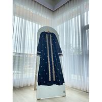 Gambar Drees Dress Baju Panjang Gamis Wanita Terbaru Kekinian Abaya Zaina - BLACK, M dari Istana Fashion Trendy undefined 4 Tokopedia