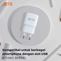 Gambar BATOK KEPALA CHARGER RUMAH JETE ATOMIC 1.2A GARANSI RESMI 1 TAHUN dari Doran Gadget Store undefined 4 Tokopedia