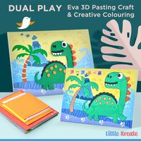Gambar DIY Eva 3D Sticker Craft - Dual Play - Foam Stiker - Mainan Edukasi dari Little Kreate undefined 1 Tokopedia