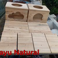Gambar Cat Playground , Rumah Kucing dinding Set - Kayu Jumbo Wrna dari Obarera undefined 3 Tokopedia