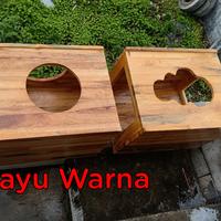 Gambar Cat Playground , Rumah Kucing dinding Set - Kayu Jumbo Wrna dari Obarera undefined 4 Tokopedia