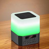 Gambar Jam Alarm aesthetic 8 RGB Bluetooth Speaker Lampu Tidur LED Light dari Vioni's Store undefined 1 Tokopedia