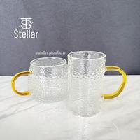 Gambar Piepie Gelas Cangkir Minum Hammer Pattern/ Gelas Aesthetic - 300ml dari piepiebakewareofficial undefined 2 Tokopedia
