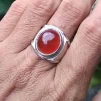 Gambar Cincin Pria Batu Akik Raflesia Bengkulu Natural Carnelian Chalcedony dari Akik-Apik undefined 4 Tokopedia