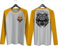 Gambar KAOS RAGLAN PRIA SABLON MACAN DEPAN BELAKANG LENGAN PANJANG - NAVY, S dari WL Fashion store undefined 5 Tokopedia