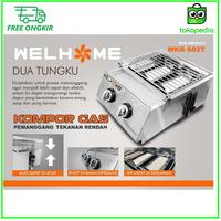 Gambar WELHOME WKB-S02T Kompor Panggang 2 Tungku Stainless dari KUTAJAYA MARKET undefined 1 Tokopedia