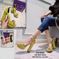 Gambar Sepatu Heels Wanita tinggi hak 13 cm code 3093 - Hitam, 36 dari Sinlen09 undefined 5 Tokopedia