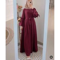 Gambar Stella Baju Gamis Dress Muslim Wanita - Biru, M dari Galeri Noar undefined 3 Tokopedia