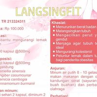Gambar LANGSINGFIT obat diet herbal dari FZ acc shop undefined 3 Tokopedia