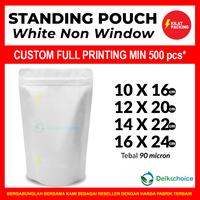 Gambar STANDING POUCH METALIZED WHITE NON WINDOW / KEMASAN SNACK MURAH SATUAN - 12CM X 20CM dari kilat packing undefined 1 Tokopedia