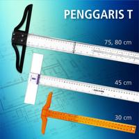 Gambar Penggaris T, Mor Segitiga Meja gambar Drafting Arsitek bukan Rotring - Segitiga 32.5cm dari Cutteristic undefined 1 Tokopedia