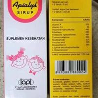 Gambar apialys sirup dari Farmasi23 undefined 2 Tokopedia