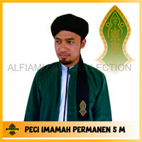 Gambar Sorban Imamah permanen Rida Panjang 5 Meter - 2, Hitam dari Alfiamuslimcollection undefined 2 Tokopedia