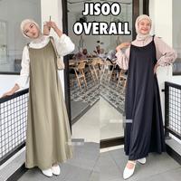 Gambar OVERALL OUTER DRESS POLOS / OVERALL JISOO MAXI DRESS MUSLIMAH - HIJAU TUA dari Toko Dinand undefined 1 Tokopedia