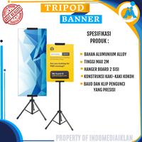 Gambar TRIPOD BANNER 2 SISI - Rangka saja dari INDO MEDIA IKLAN undefined 1 Tokopedia