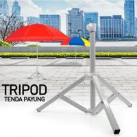 Gambar Kaki Tripod Penyangga Dudukan Payung Pantai Payung Tenda Ukuran 3,3 cm - Tripod dari MARVELL HOUSEWARE undefined 2 Tokopedia