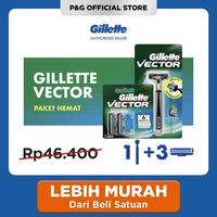 Gambar Gillette Vector Alat Cukur dan Refill Pencukur isi 2 dari P&G Store undefined 1 Tokopedia