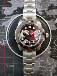Gambar SEIKO MOD SUB Special Modding Kanagawa Red Edition Dial 40 mm dari Best Watch N Straps undefined 1 Tokopedia