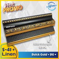 Gambar PAKET HEMAT BATANGAN PIGURA PLUS LINEN/TYPE S 41 PLUS LINEN/DOUBLEFRAM - BS+LBS dari MGFRAME undefined 4 Tokopedia