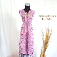Gambar Bahan Long Kebaya Bordir Handmade Sakura Flower Silk Premium - 001 dari Pusat Bordir Tasikmalaya undefined 3 Tokopedia