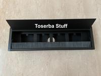 Gambar GROMMET BOX TUTUP LUBANG KABEL HITAM PREMIUM 40CM ISI 4 STOP KONTAK Bahan Aluminium dari TOSERBA STUFF undefined 1 Tokopedia
