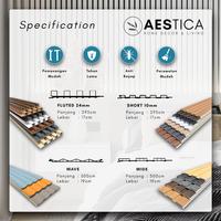 Gambar DEFECT WPC WALL PANEL | DEKORASI DINDING | AESTICA - Golden Brown DF dari Aestica ID undefined 3 Tokopedia
