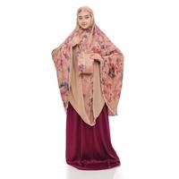 Gambar Mukena Silk Premium 2 in 1 - Merah dari Zaffina undefined 1 Tokopedia