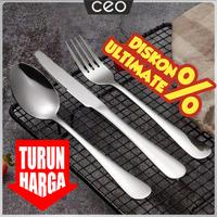 Gambar CEO Sendok Makan Western Style Stainless Steel Set Alat Makan Lengkap - Garpu, 12 pcs dari CEO Official Store undefined 1 Tokopedia