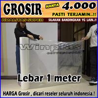 Gambar Plastik Bening Cor 1 meter 100cm Sarung Kantong Bangunan Meteran Q - Lebar 1m sarung dari winplas17 undefined 1 Tokopedia