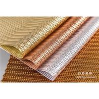 Gambar Tatakan Piring - Placemat PVC High Quality Import - Alas Piring - Gold dari Sejati Official Store undefined 3 Tokopedia