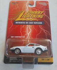 Gambar Johnny Lightning 1981 Z car Datsun 280zx Fairlady Z putih white rare dari Omy Corporation undefined 1 Tokopedia