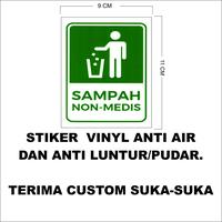 Gambar STIKER SIGN SAMPAH MEDIS NON MEDIS UK 9X11CM - Sampah Non Meds dari rayastoresurabaya undefined 3 Tokopedia