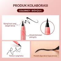 Gambar Bioaqua X Colorkey Eyeliner Waterproof Hitam 1 ml dari sakuracosmetik undefined 2 Tokopedia