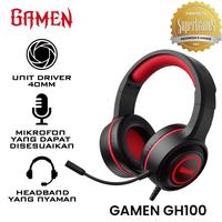 Gambar GAMEN GH100 Headset Gaming Seven Color Led Lighting Black dari Donatur official store undefined 1 Tokopedia