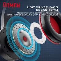 Gambar GAMEN GH100 Headset Gaming Seven Color Led Lighting Black dari Donatur official store undefined 5 Tokopedia