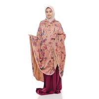Gambar Mukena Silk Premium 2 in 1 - Merah dari Zaffina undefined 2 Tokopedia