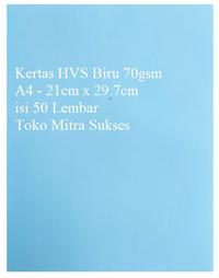 Gambar Kertas HVS Warna isi 50lembar - Biru Muda dari Toko Mitra Sukses undefined 1 Tokopedia