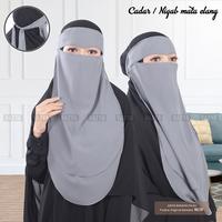 Gambar Cadar Niqab Mata Elang Niqab Eagle Eyes 2Layer - Carnation dari Fashion Gamis Hijab undefined 1 Tokopedia
