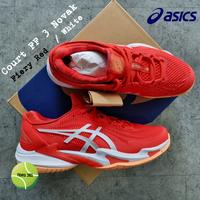 Gambar Sepatu Tenis Asics Court FF 3 NOVAK Fiery Red / White - 42 dari Tenis 365 undefined 1 Tokopedia