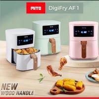 Gambar MITO : AF1 DIGITAL AIR FRYER DIGIFRY 4 LITER 650 WATT WOOD SERIES AF 1 - Putih dari HOKKI HOUSEWARE undefined 1 Tokopedia