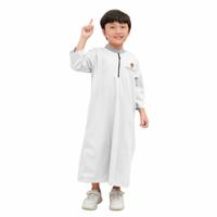 Gambar Baju Jubah Anak Laki Laki Gamis Anak Cowok Modern Lengan Panjang - Hitam, 4 dari Shadilife undefined 4 Tokopedia