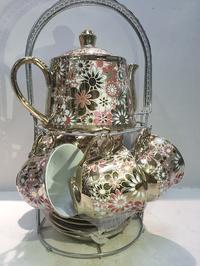 Gambar Tea Set Midas I Cangkir Set Midas 15 pcs dengan Teko - Gold Flower dari TOKO ERWIN TANJUNG 2 undefined 3 Tokopedia