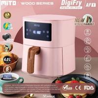 Gambar MITO : AF1 DIGITAL AIR FRYER DIGIFRY 4 LITER 650 WATT WOOD SERIES AF 1 - Putih dari HOKKI HOUSEWARE undefined 4 Tokopedia