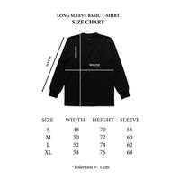Gambar Kaos Polos Lengan Panjang SINONIMS Long Sleeve T-shirt Hitam - S dari Sinonims Project undefined 4 Tokopedia